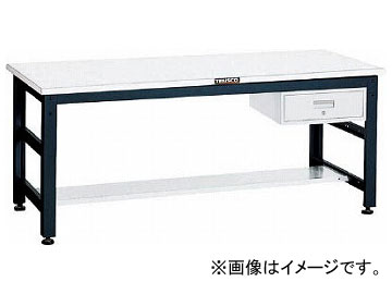 トラスコ中山/TRUSCO UTR型作業台 900×750×H740 1段引出付 UTR0975F1(2781000)