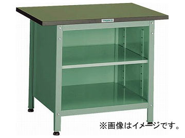トラスコ中山/TRUSCO OW型小型作業台 棚板付 900×600×H740 OW9060B(2424207) JAN：4989999650914