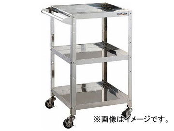 トラスコ中山/TRUSCO クリーンラビット 75φ導電車SUS金具ハンドル付 CRB973HSD(4086635)