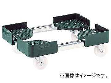 トラスコ中山/TRUSCO 伸縮式コンテナ台車 内寸295-395×395-495 SUS製 FCD3040SUS(3448886) JAN：4989999662153