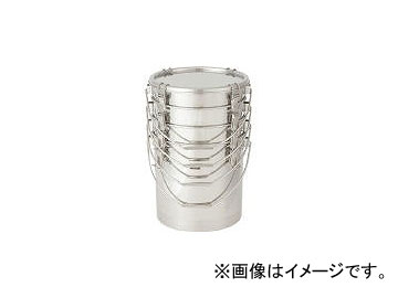 日東金属工業/NITTO-KINZOKU ステンレスタンク テーパー付貯蔵用タンク(フタ付) 150L TPST565(5096383) JAN：4560132182181