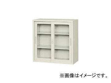 東洋事務器工業/TOYO-JIMUKI ガラス戸引違書庫33型 33SGTNG