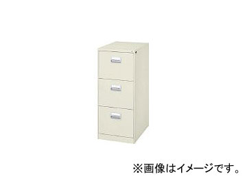 ダイシン工業/DAISHINKOGYO ファイリングキャビネット B4-3段引出し型 ニューグレー B43N