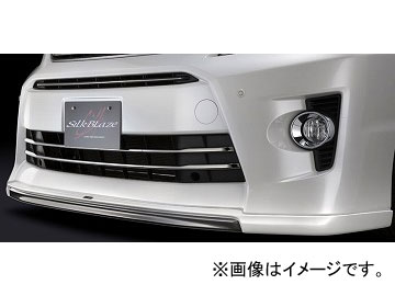 シルクブレイズ ミニバンFT フロントリップスポイラー 純正色(ソリッドカラー/ブラック[202]) トヨタ ヴェルファイア GGH/ANH20系/ATH20W Z/ZR 2011年10月〜