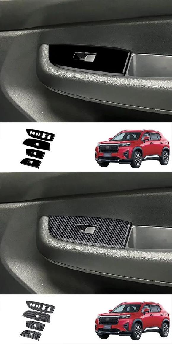 �E�n���h���p �K�p: �z���_ WR-V WRV 2024 2025 ABS �u���b�N �T�C�h �h�A ABS �u���b�N�EABS �J�[�{���t�@�C�o�[ SR-AA-0358