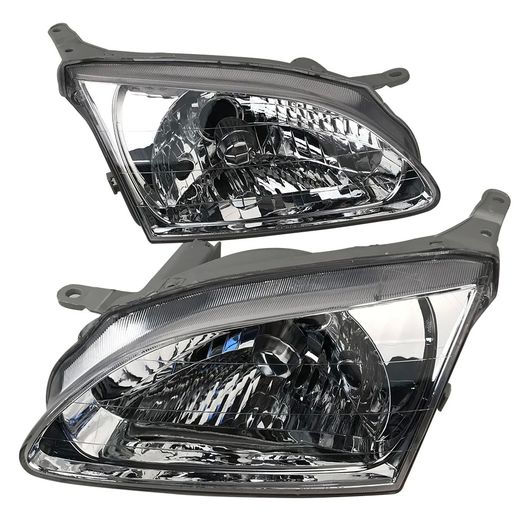 1ペア フロント ヘッドライト 適用: トヨタ スパシオ AE111 1997 1998 自動車 ヘッド ランプ クリスタル スパシオ 97 SR-AA-1451