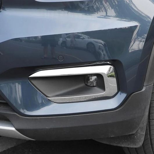 適用: ボルボ/VOLVO XC40 XC 40 2019 2020 ABS クローム フロント フォグライト カバー トリム ヘッド フォグランプ フレーム プロテクター SR-AA-4134_4