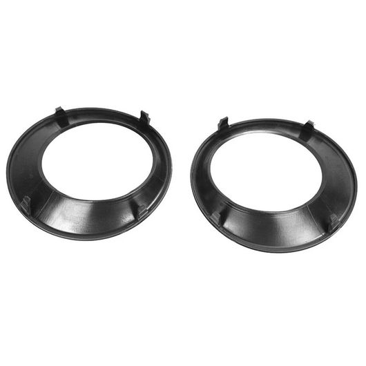2ピース フォグライト カバー トリム ドライビング ライト グリル トリム 適用:-BMW X3 E83 LCI 2007-2010 51113423789 51113423790 ブラック SR-AA-7745の画像