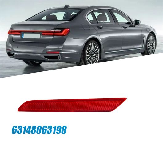 右 リア リフレクター トリム ライト 63148063198 適用: BMW 7シリーズ G11 G12 2015-2019 リア バンパー ブレーキ ランプ リフレクター SR-AA-8699の画像