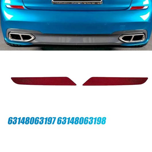 右 リア リフレクター トリム ライト 63148063198 適用: BMW 7シリーズ G11 G12 2015-2019 リア バンパー ブレーキ ランプ リフレクター SR-AA-8699の画像