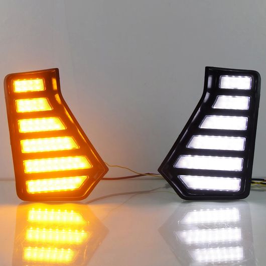 2ピース LED デイタイムランニングライト 適用: トヨタ タコマ 2024 2025 DRL LED デイタイムランニングライト フォグランプ ダイナミック SR-BB-5943_2