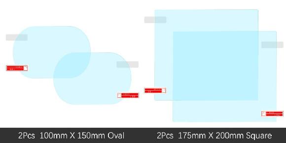 �K�p: �t�H�[�h/FORD �}�X�^���O 5��� 6��� S197 S550 GT 2010-2020 �I�[�o�� 100MM X 150MM�E�X�N�G�A 175MM X 200MM SR-CC-5181