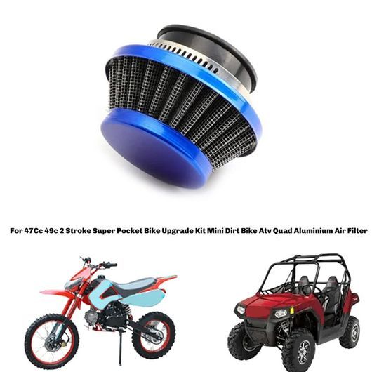 適用: 電動 自転車 プッシュ ミニ モト ポケット バイク ATV クアッド オートバイ ユニバーサル 38MM エア フィルター ブラック SR-CC-9253_3