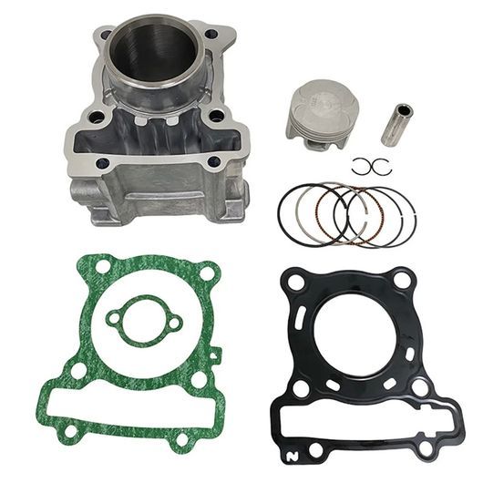エンジン シリンダー ピストン リング ガスケット キット 52MM 適用: GPD125-A NMAX 125 ABS 2014-2020 シルバー SR-CC-9285