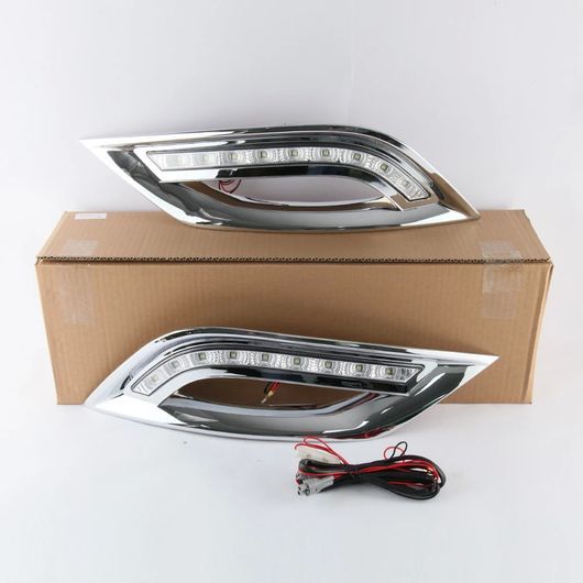 LED DRL 適用: ヒュンダイ/現代/HYUNDAI ソナタ 8 2011 2012 デイタイムランニングライト ウインカー ライト バンパー ランプ フォグ ランプ SR-DD-0742_2