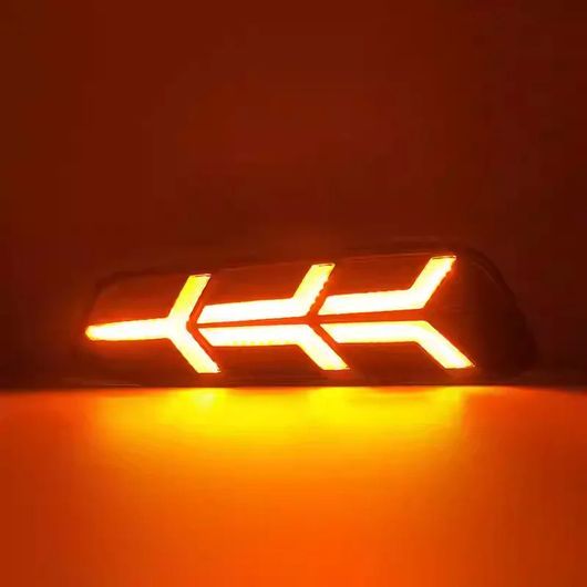 DRL 当て嵌める: ホンダ クライダー 2019-2021 LED フォグランプ 覆面すること デイタイム 駈けっくら 点火装置 黄み ウインカー SR-DD-1023