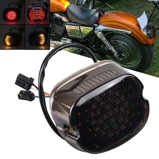 1ピース オートバイ LED ブレーキ テールライト 統合 ウインカー