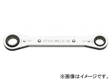 スタビレー/STAHLWILLE 板ラチェットメガネセット（96415601） 品番：25A/7PCN JAN：4018754164585 :450173070:オートパーツエージェンシー2号店