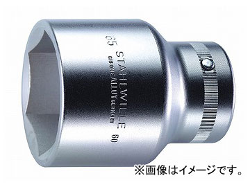 スタビレー/STAHLWILLE 1”SQ ソケット（6角）（06010080） 品番：60-80 JAN：4018754009992