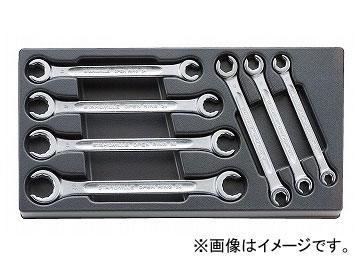 スタビレー/STAHLWILLE ES 24/7，8X10-19X22mm オープンリング 品番：96838171 JAN：4018754131723