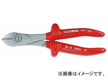 一番の スタビレー/STAHLWILLE 絶縁強力斜ニッパー（66027160） 品番：6602 7 160 JAN：4018754137794 -  道具、工具