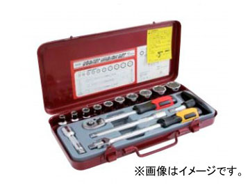 スエカゲツール SEK 3/8”DR. 15PC. ソケットレンチセット No.E 315 JAN：4989530021500 :444070020:オートパーツエージェンシー2号店