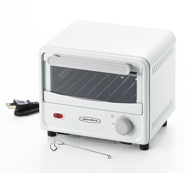 ミニオーブントースター ホワイト PCL-40W・ホワイト(0001187)