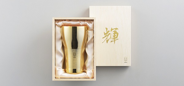 純銅ビアタンブラー 輝 金仕上げ KG-03(1001864)