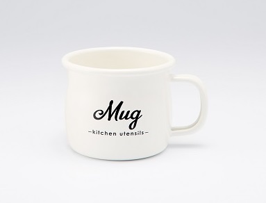 ホーローマグカップ「Mug」 Lilly White LW-208(0773198)