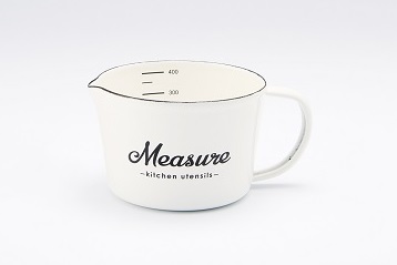 ホーローメジャーカップ 「Measure」 Lilly White S LW-209(0773204)