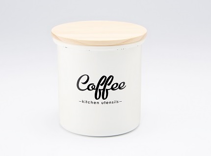 ホーローキャ二スター「Coffee」 Lilly White LW-213(0773213)