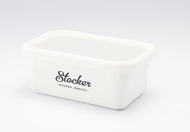 ホーローレクタングルストッカー「Stocker」 Lilly White M LW-220(0773212)