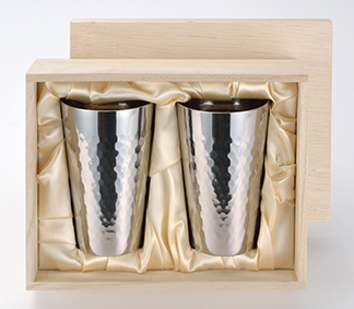 チタン 二重タンブラー 240mL 2pcセット TW-2(0015290)