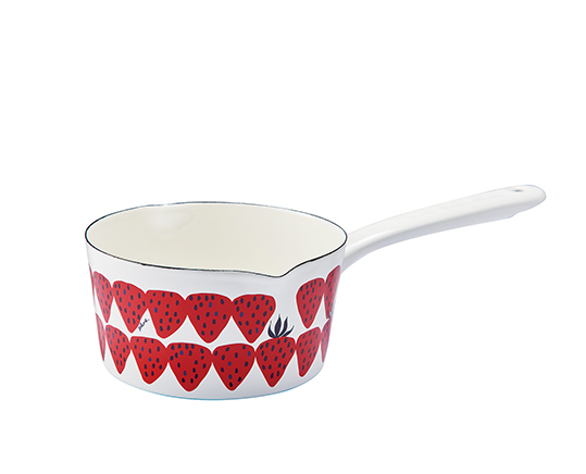 ホーローミルクパン Plune. あかいちご 15cm YJM-104(0773074)