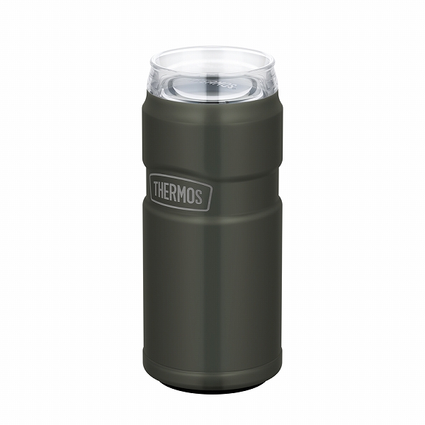 サーモス/THERMOS 保冷缶ホルダー カーキ 500ml缶用 ROD-0051(KKI)｜apagency02