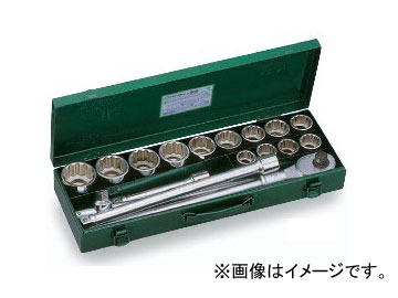 トネ/TONE 19.0mm（3/4”） ソケットレンチセット 17点 品番：200 :443249460:オートパーツエージェンシー2号店