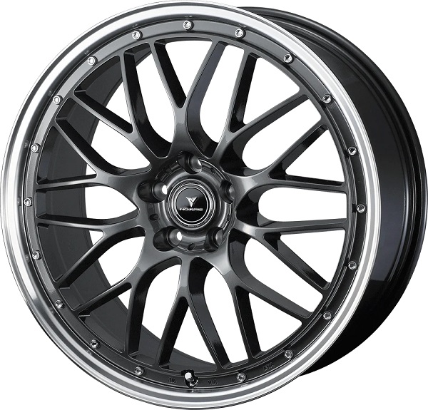 NOVARIS ホイール ASSET M1 GUN META/RIM POLISH 20インチ×8.5J ＋35 5H114.3 入数：1台分(4本) 41078 :506194810:オートパーツエージェンシー2号店