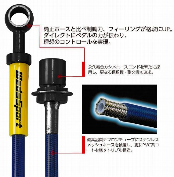 WedsSport REVLINE ブレーキライン スズキ エブリイワゴン DA17V/DA17W RL-Z131｜apagency02｜02