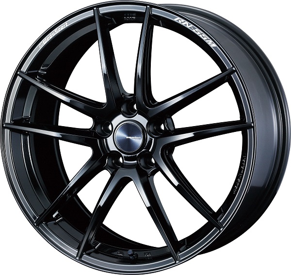 WEDSSPORT ホイール RN55M GLOSS BLACK 19インチ×9.0J ＋30 5H112 入数：1台分(4本) 73675 :506197120:オートパーツエージェンシー2号店