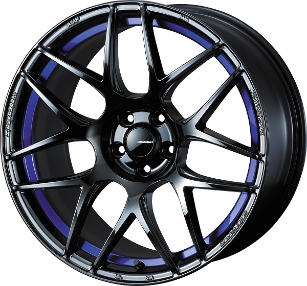 WEDSSPORT ホイール SA27R BLCII 18インチ×8.0J ＋42 5H114.3 入数：1台分(4本) 74234 :506198380:オートパーツエージェンシー2号店