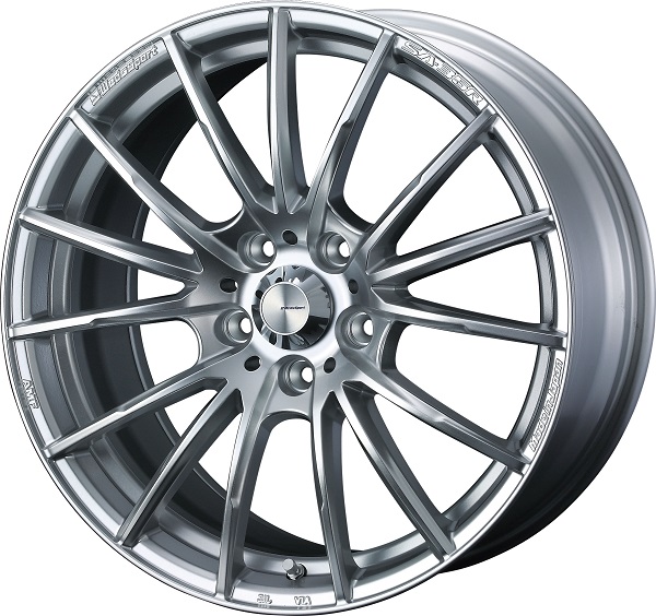 WEDSSPORT ホイール SA35R VI SILVER 18インチ×9.5J ＋45 5H114.3 入数：1台分(4本) 73637 :506200720:オートパーツエージェンシー2号店