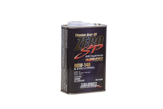 ゼロスポーツ/ZERO SPORTS ZERO SP チタニウム ギアオイル 1L 80W-140 0827015｜apagency02
