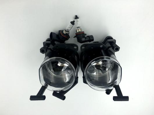 フロント フォグライト フォグ ランプ ハウジング レンズ クリア 適用: BMW E60 E90 E63 E46 323i 325i 525i X3 2ピース バルブ AL-MM-8671 AL_7