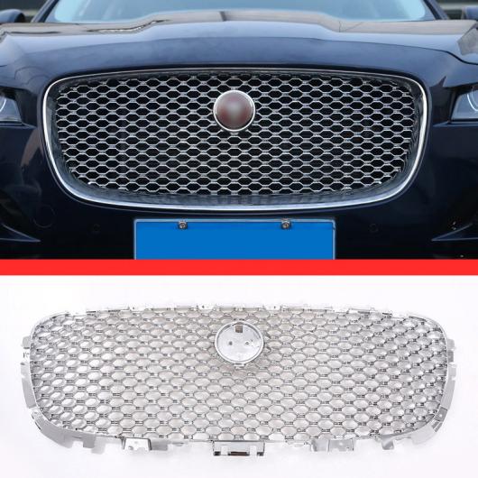 ジャガー F-ペース F ペース X761 2016 2017 車スタイリング ABS フロントグリル カバー トリム リプレースメント パーツ 1 Front grill cover AL-CC-7195 AL