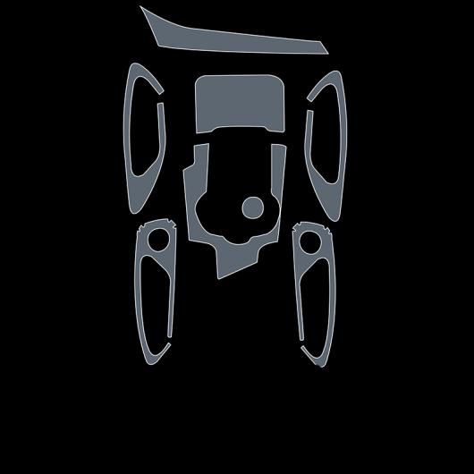 TPU インテリア フィルム セントラル ギア パネル コントロール