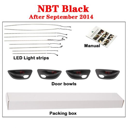 ネオン インテリア ドア ライト 装飾 ライト 2色 ブルー オレンジ ランプ 適用: NBT ブラック〜NBT カーボン ファイバー AL-MM-4428 ALの画像