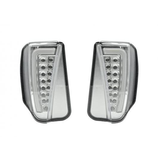 LED デイタイム ランニング ランプ ターンシグナルライト バー 適用: 2012-2014 トヨタ プリウス ハイブリッド スモーク・クリア AL-MM-5586 AL_1