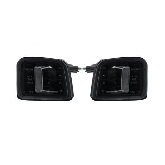 LED LED フロント ターン コーナー ランプ シグナル ライト 適用: スバル WRX/STI 2015-2017 WRX/XRW プレミアム 2018 ブラック〜クリア AL-MM-5602 ALの画像