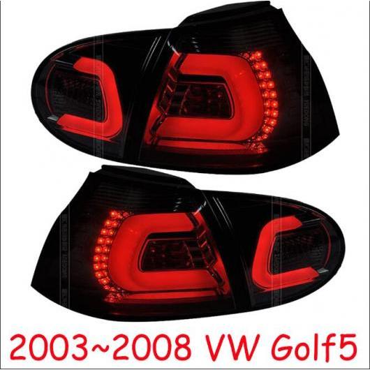 4ピース ゴルフ5 テール ライト 適用: 2005 2006 2007 2008 テールライト LED ランプ タイプ001 VW ゴルフ5 2005-2008 1セット 4ピース AL-OO-0435 AL