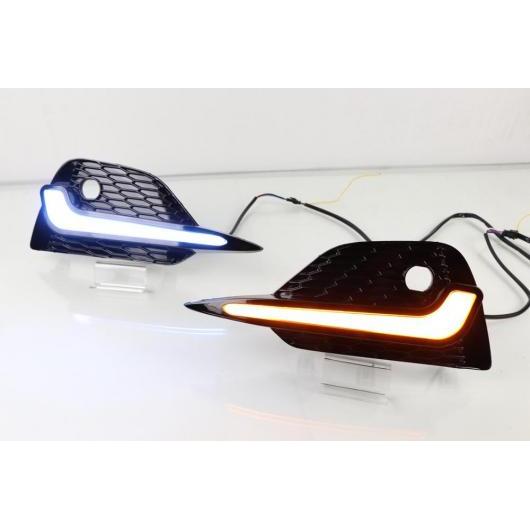 2019 2020 当て嵌める: 日産 キャシュカイ デイタイム ともし火 LED DRL 前照灯 白いこと 黄色 日産 キャシュカイ 2019-2020 AL-OO-0735 AL 自動車-ライト、レンズ-車、バイク、自転車